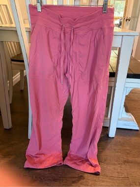 Pink lululemon dance studio pants